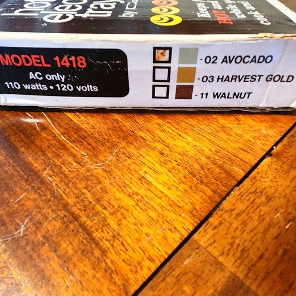 Vintage Kitchen Cornwall Hot Electric Tray in Avacodo - Picture 3 of 16